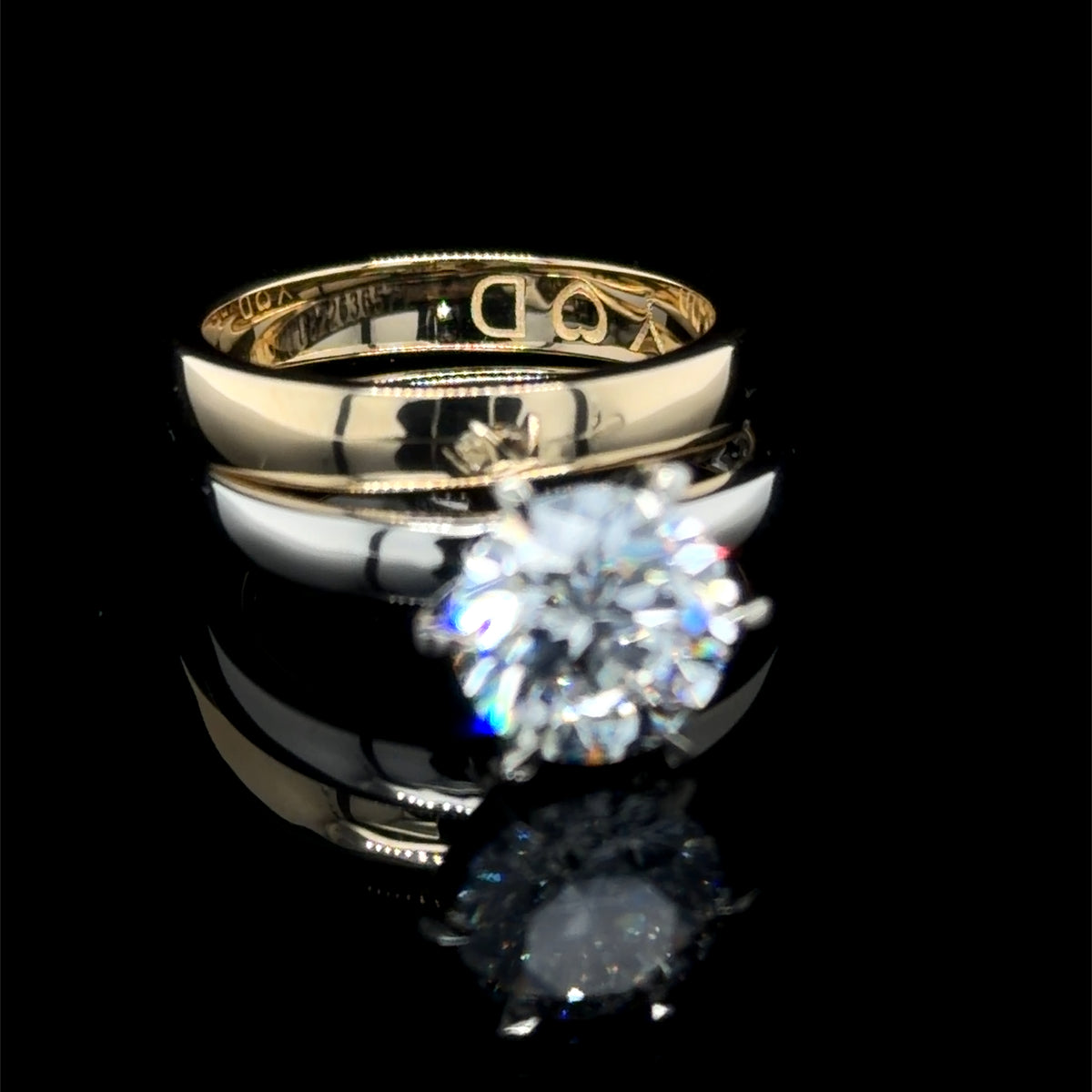 2ct diamond ring set