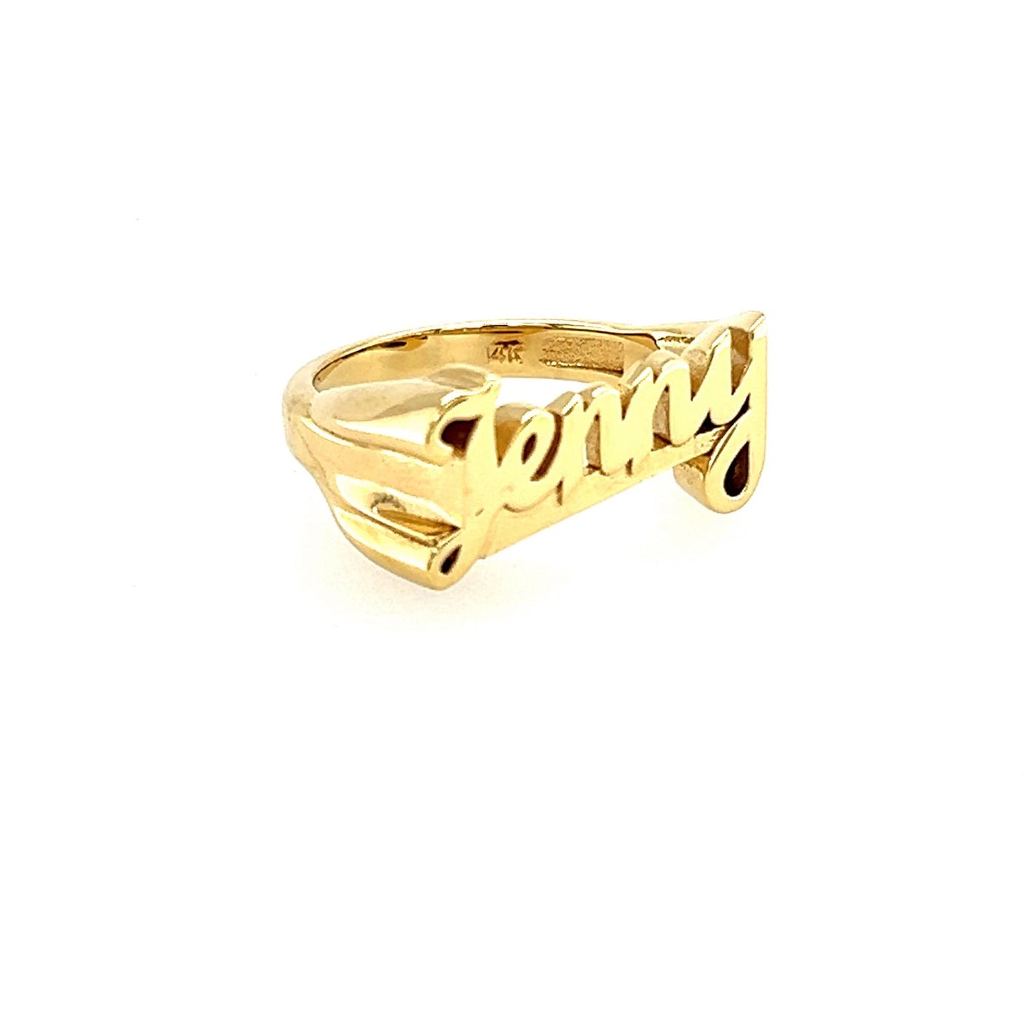 Women's Gold Name Ring