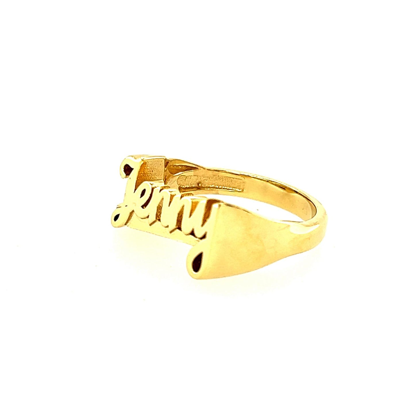 Women's Gold Name Ring