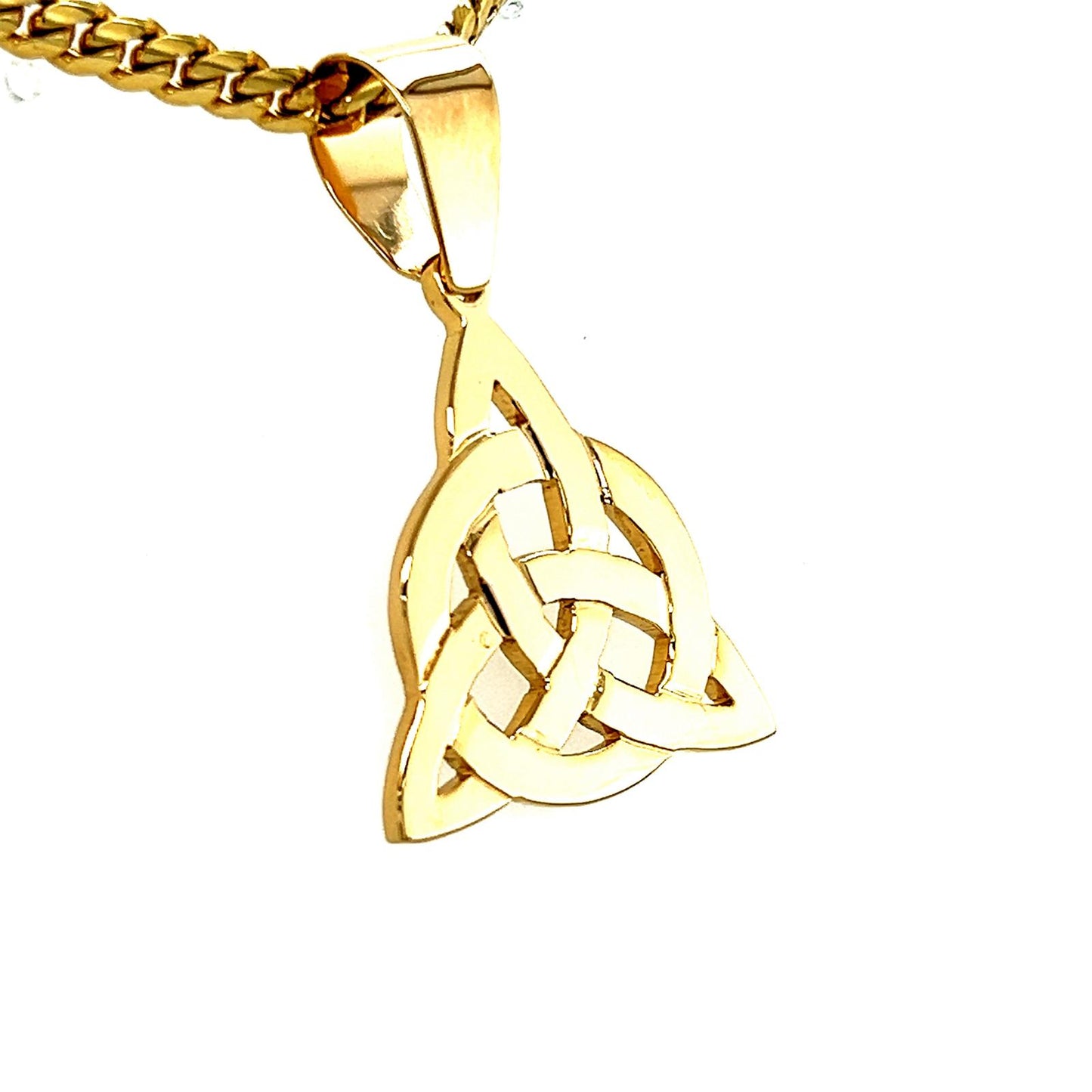 Gold Celtic Trinity Knot Pendant