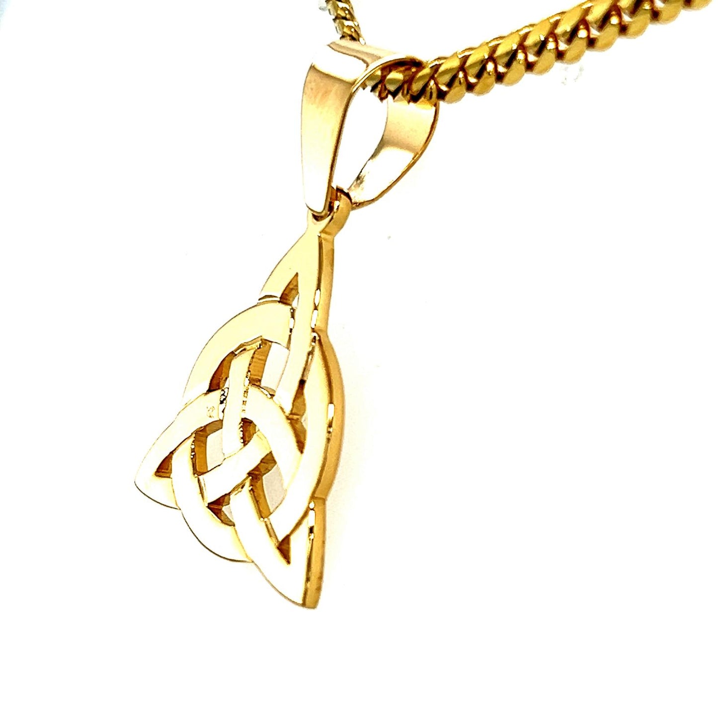 Gold Celtic Trinity Knot Pendant