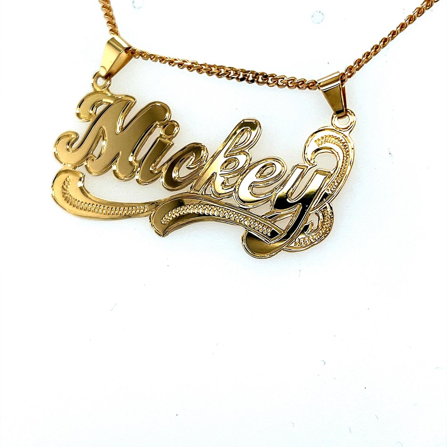 Gold Personalized Name Pendant