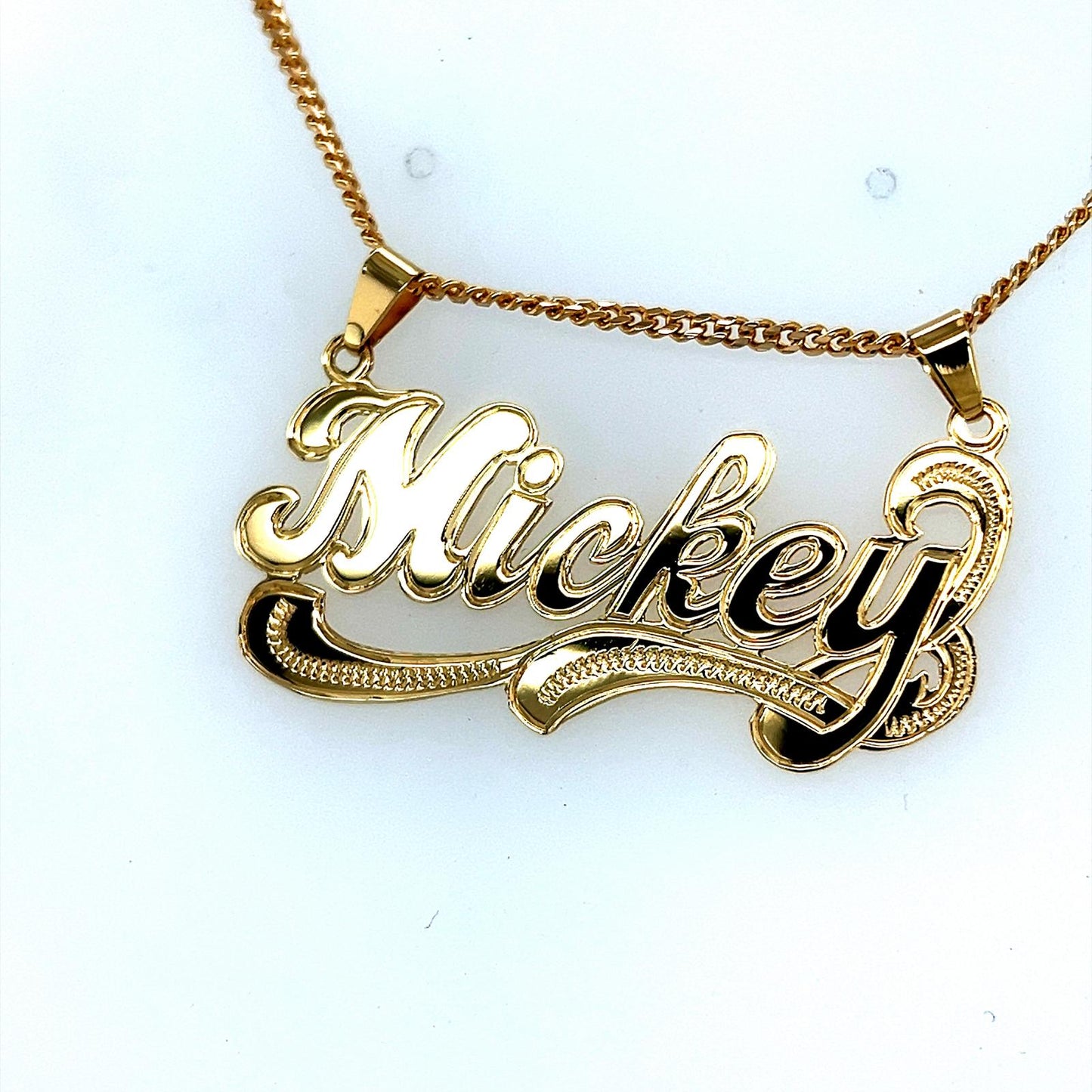 Gold Personalized Name Pendant
