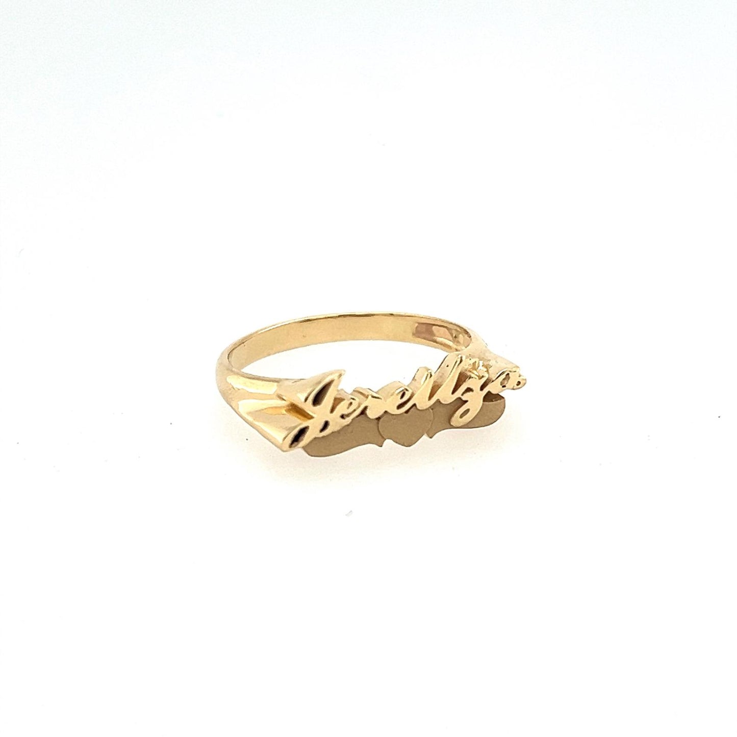 Women's Gold Personalized Ring