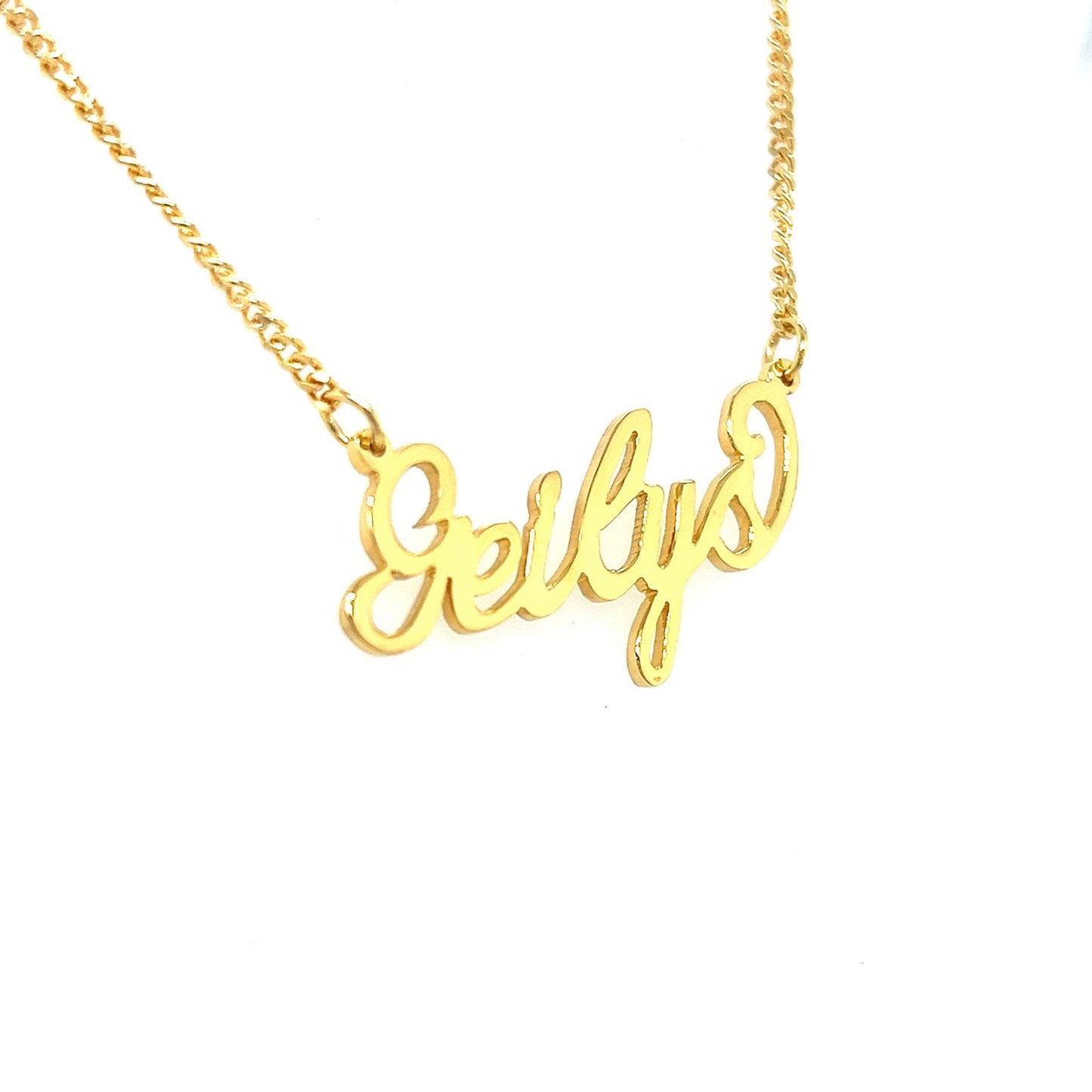 Gold Personalized Name Pendant
