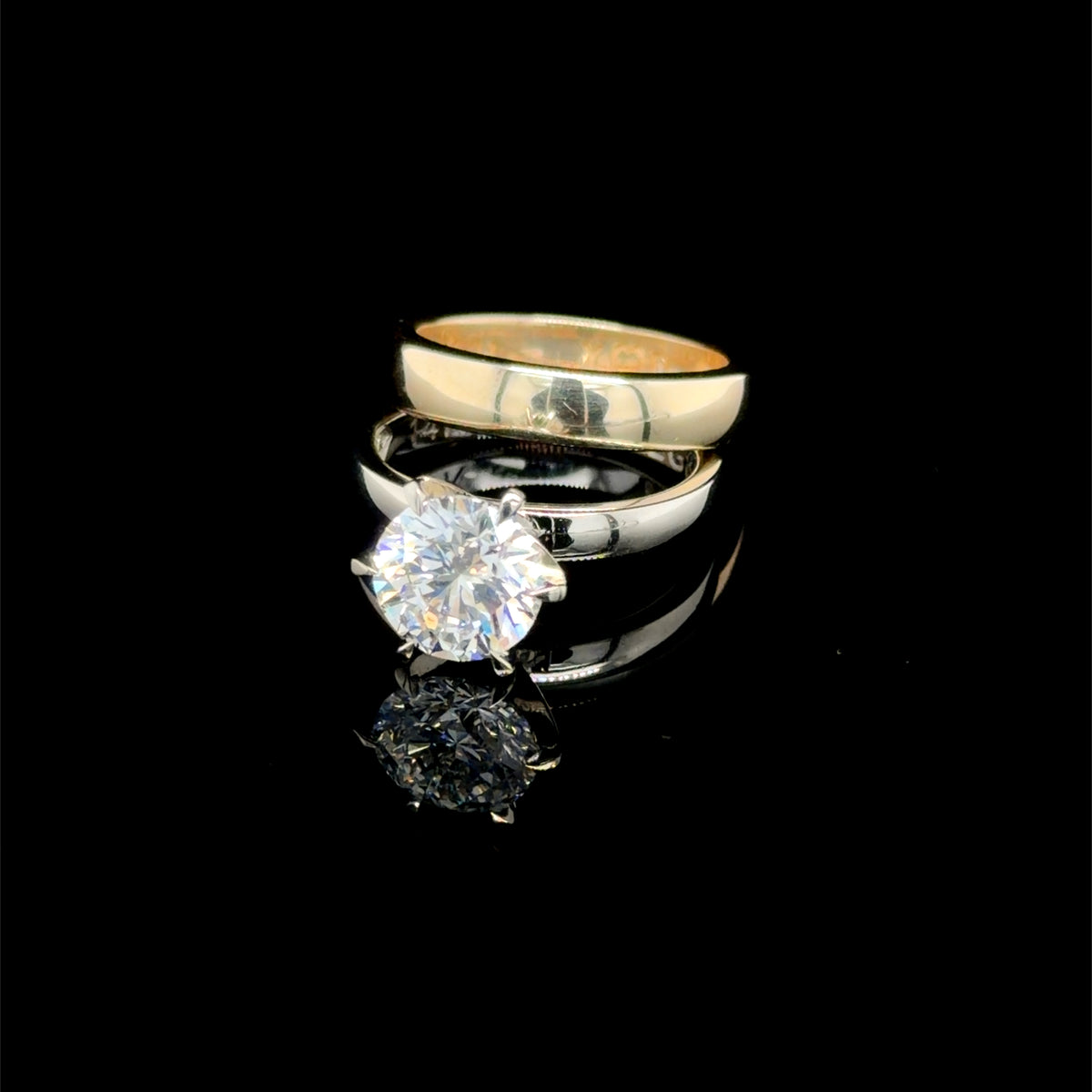 2ct diamond ring set