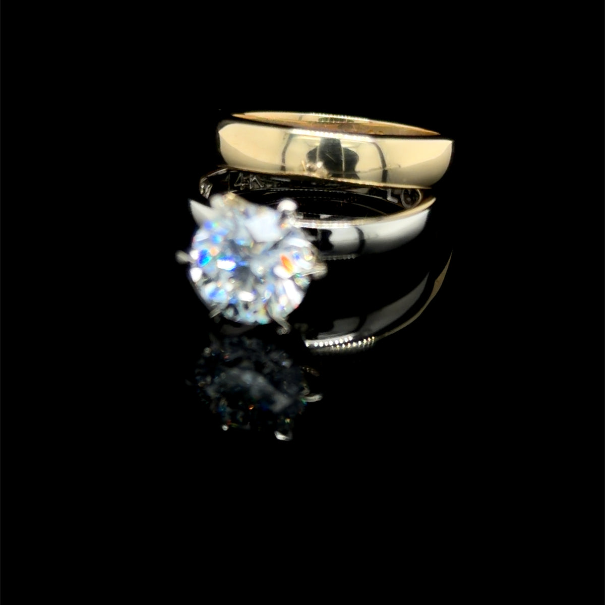 2ct diamond ring set