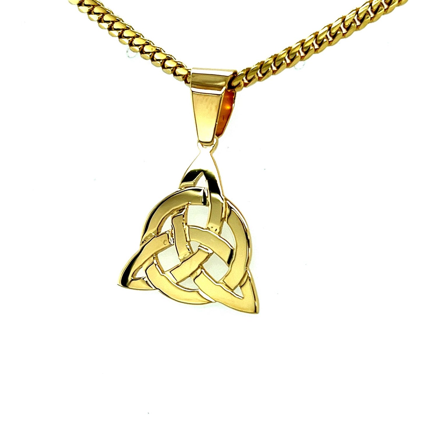 Gold Celtic Trinity Knot Pendant