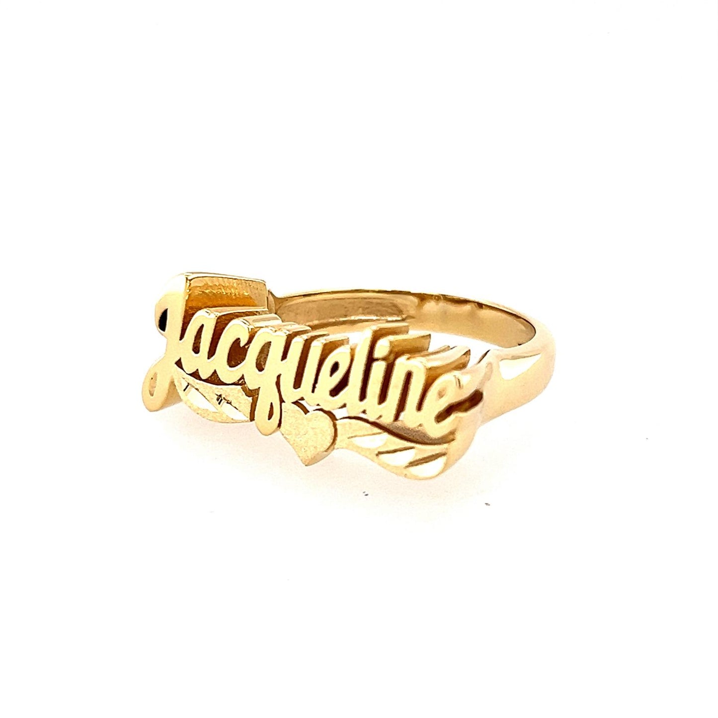 Women's Gold Personalized Ring