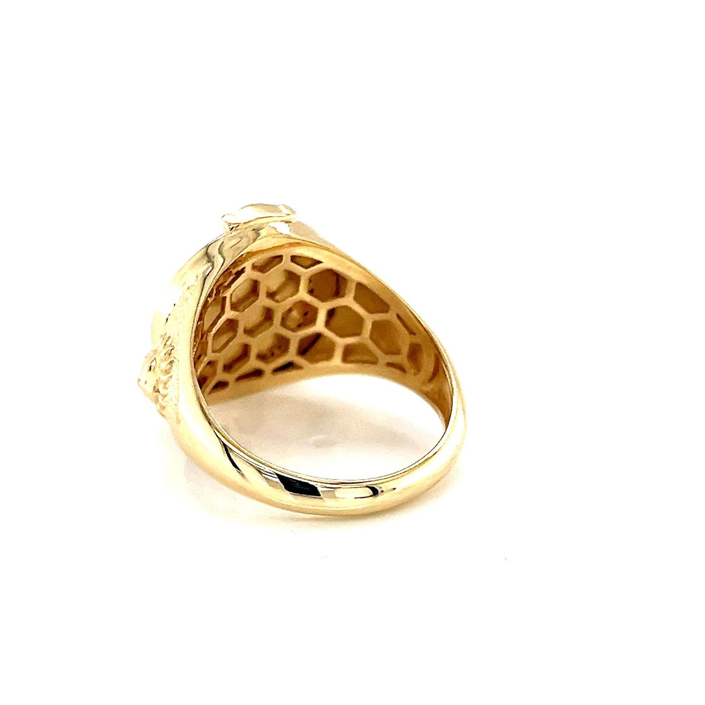 Women's Gold Stone Encrusted Elegua Ring