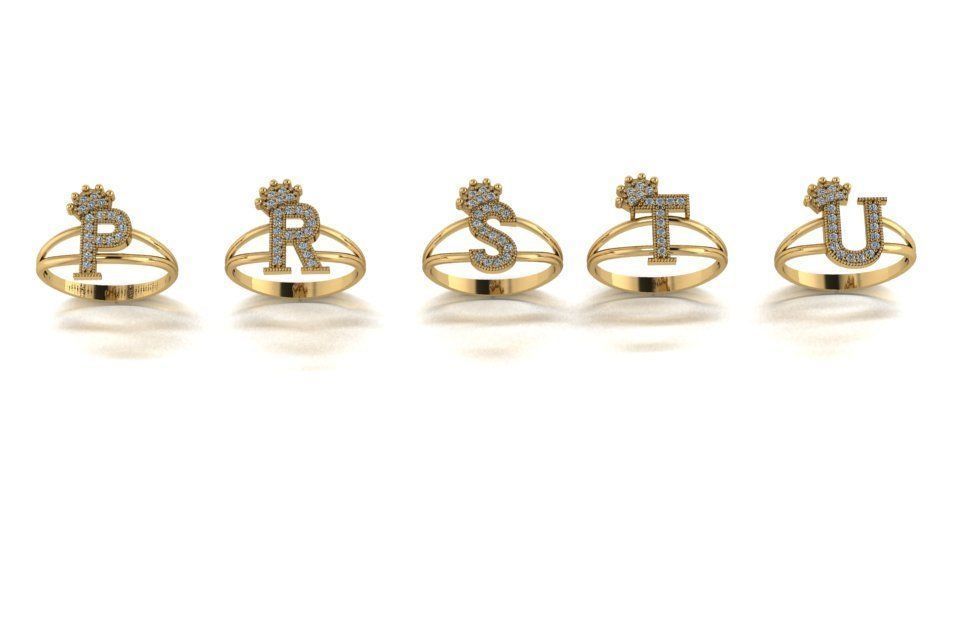 Women's Letters Ring